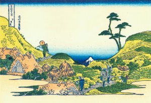 Debajo de Meguro de Katsushika Hokusai
